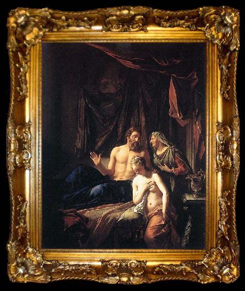 framed  Adriaen van der werff Sarah presenting Hagar to Abraham., ta009-2